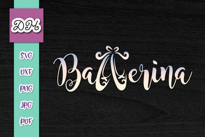 Ballerina Print & Cut SVG Digitals by Hanna 