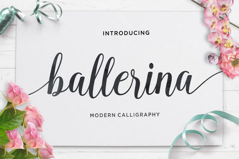Ballerina Script Font Rastype 