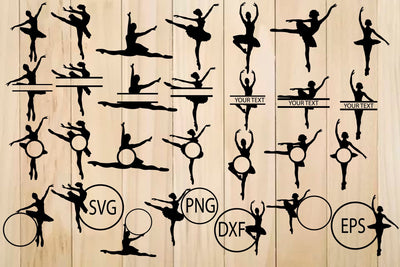 Ballerina Silhouette SVG Yuliya 