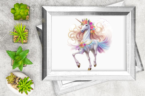 Ballerina Unicorns Clipart Sublimation Regulrcrative 