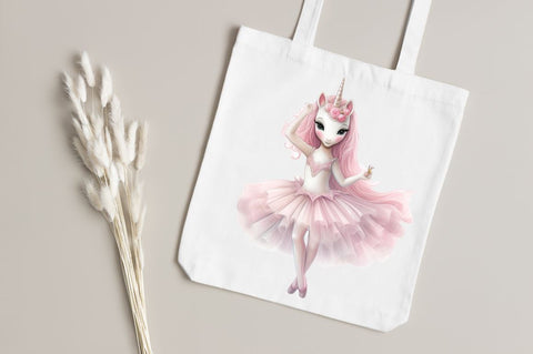 Ballerina Unicorns Clipart Sublimation Regulrcrative 