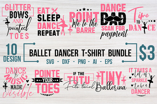 Ballet Dancer t-shirt Bundle SVG shah alam 
