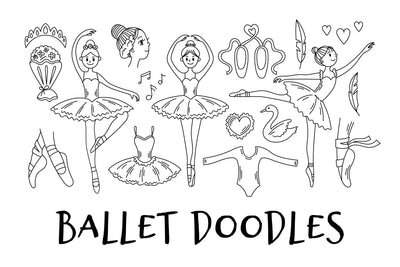 Ballet Doodles Sublimation Rin Green 