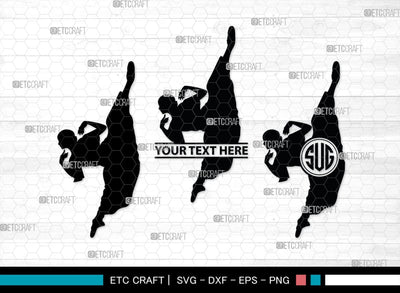 Ballet Monogram, Ballet Silhouette, Ballet SVG, Ballerina Poses Svg, Balle Dancer Svg, Ballerina Svg, SB00339 SVG ETC Craft 