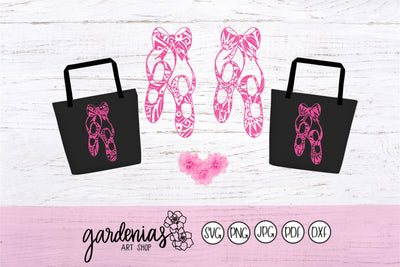Ballet Shoes Mandala SVG Gardenias Art Shop 