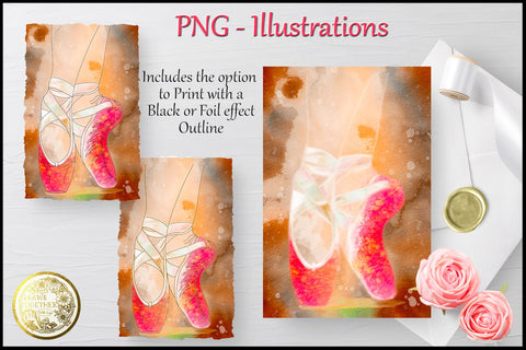 Ballet Shoes - Single line Sketch | Digi Stamp | Illustration | Bundle Sketch DESIGN DrawnTogether with love 