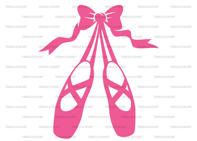 Ballet shoes SVG TribaliumArtSF 