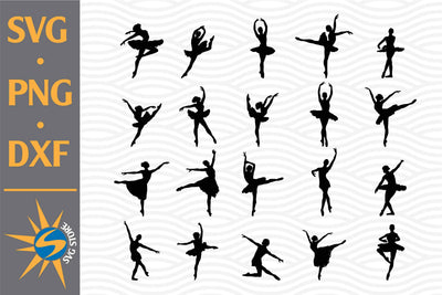 Ballet Silhouette SVG, PNG, DXF Digital Files Include SVG SVGStoreShop 