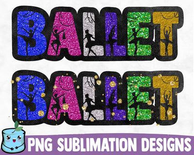 Ballet Sublimation Designs Sublimation MintyMarshmallows 