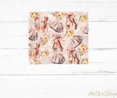 Ballet Tumbler PNG | Dance SKINNY TUMBLER 20oz Png Sublimation _HelArtShop_ 