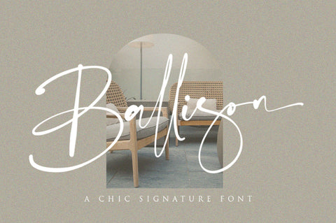 Ballison – Script Font Font Vultype Co 