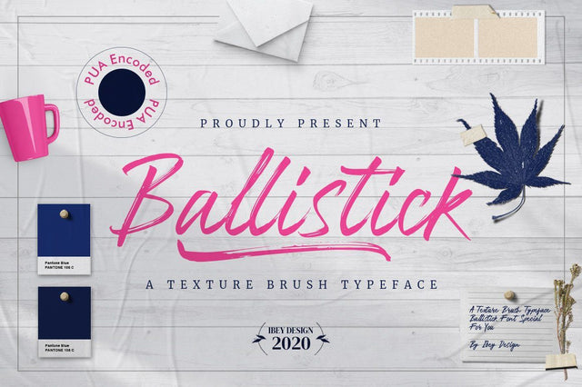 Ballistick - Brush Stroke Font Font Ibey Design 