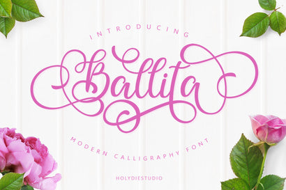 Ballita Script Font Holydie Studio 