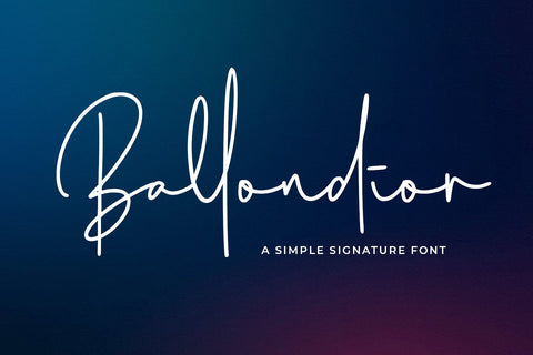 Ballondior Font Abo Daniel Studio 