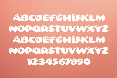 Balloon Bubble Font Font ampersand 