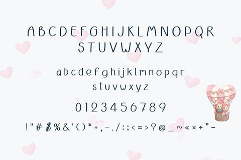 Balloon - Cute Handwritten Sans Serif Font ChiraaDesign 