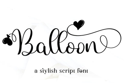 Balloon Font letterbeary 