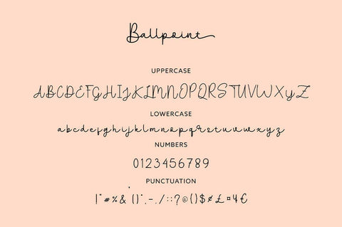 Ballpoints Font Jun Creative 