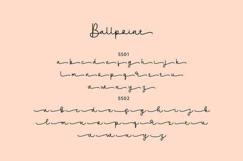 Ballpoints Font Jun Creative 