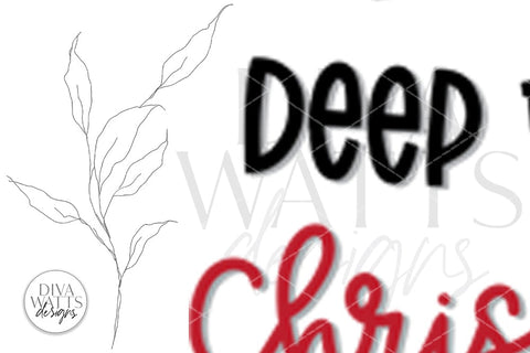 Balls Deep Into Christmas In Here SVG | Funny Winter Round Design SVG Diva Watts Designs 
