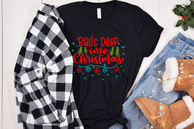 Balls Into Christmas SVG Cut File SVG dapiyupi store 