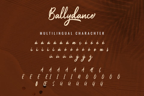 Ballydance - Handwritten Script Font Font Ibey Design 
