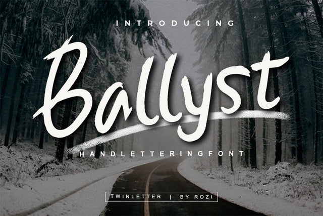 Ballyst Font twinletter 