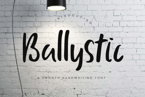 Ballystic Handwriting Typeface Font Creatype Studio 