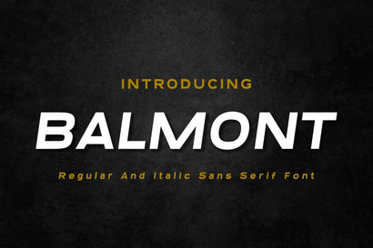 Balmont Font Madatype Studio 