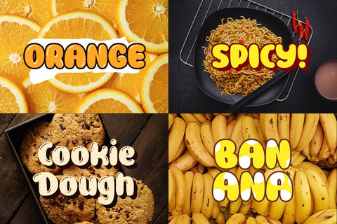 Baloon Everyday - Layered Font Font Arterfak Project 