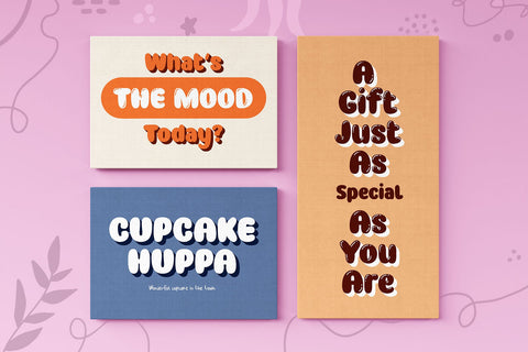 Baloon Everyday - Layered Font Font Arterfak Project 