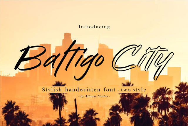 Baltigo City Font Allouse.Studio 