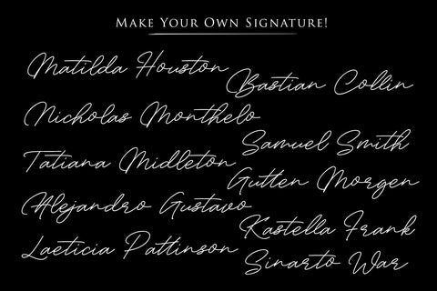 Bambang Signature V2.0 - Signature Font Font Dm Letter Studio 