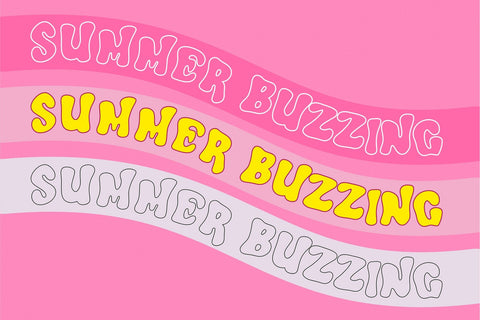 Bambi Retro - Layered Font, Groovy Font, Boho Font Font Jimtype Studio 