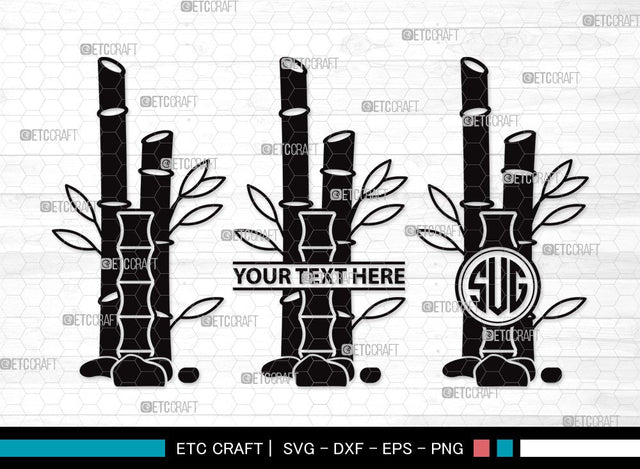 Bamboo Mangoram SVG | Bamboo Stems Svg | Bamboo Plants Svg | Bamboo Trees Svg | Bamboo Clipart SVG ETC Craft 