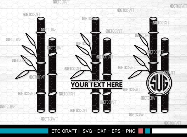 Bamboo Mangoram SVG | Bamboo Stems Svg | Bamboo Plants Svg | Bamboo Trees Svg | Bamboo Clipart SVG ETC Craft 