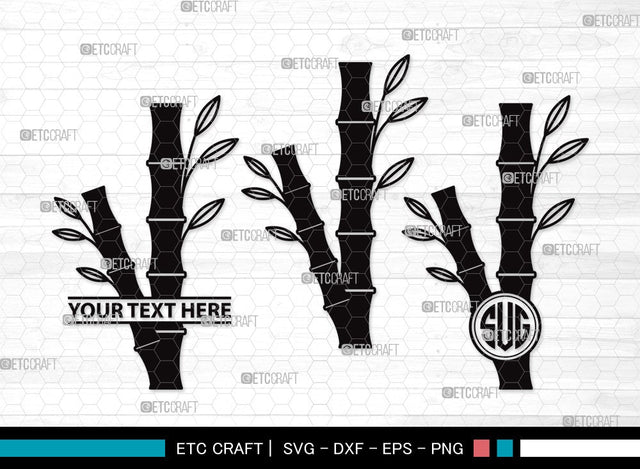Bamboo Mangoram SVG | Bamboo Stems Svg | Bamboo Plants Svg | Bamboo Trees Svg | Bamboo Clipart SVG ETC Craft 