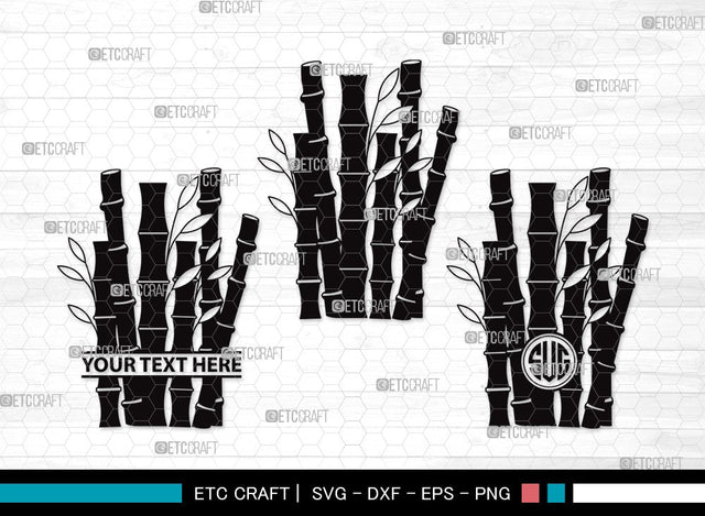 Bamboo Mangoram SVG | Bamboo Stems Svg | Bamboo Plants Svg | Bamboo Trees Svg | Bamboo Clipart SVG ETC Craft 