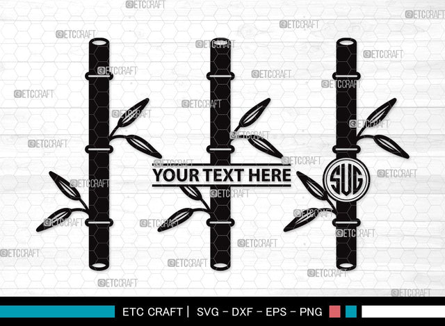 Bamboo Mangoram SVG | Bamboo Stems Svg | Bamboo Plants Svg | Bamboo Trees Svg | Bamboo Clipart SVG ETC Craft 