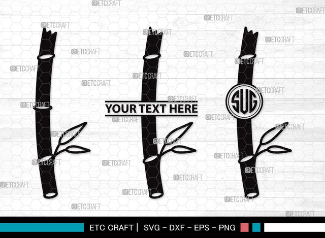 Bamboo Mangoram SVG | Bamboo Stems Svg | Bamboo Plants Svg | Bamboo Trees Svg | Bamboo Clipart SVG ETC Craft 