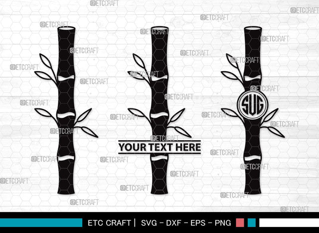Bamboo Mangoram SVG | Bamboo Stems Svg | Bamboo Plants Svg | Bamboo Trees Svg | Bamboo Clipart SVG ETC Craft 