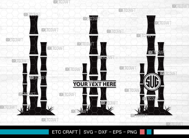 Bamboo Mangoram SVG | Bamboo Stems Svg | Bamboo Plants Svg | Bamboo Trees Svg | Bamboo Clipart SVG ETC Craft 