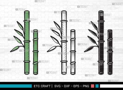 Bamboo SVG | Bamboo Stems Svg | Bamboo Plants Svg | Bamboo Trees Svg | Bamboo Clipart SVG ETC Craft 