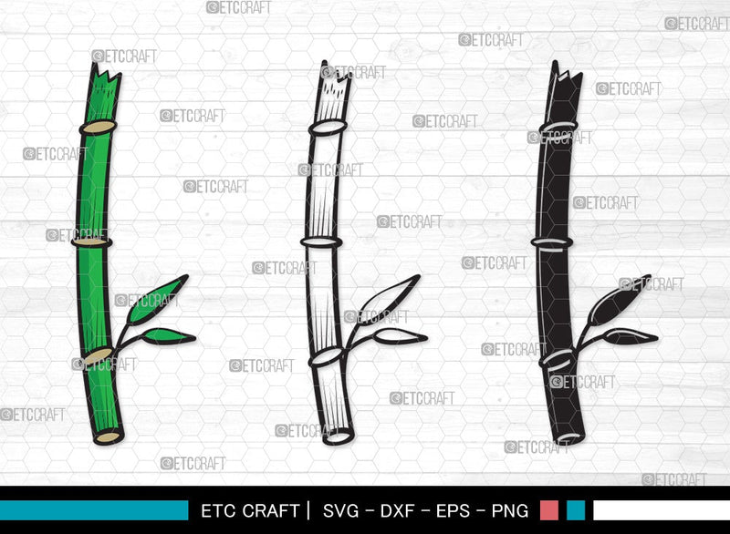 Bamboo SVG | Bamboo Stems Svg | Bamboo Plants Svg | Bamboo Trees Svg | Bamboo Clipart SVG ETC Craft 