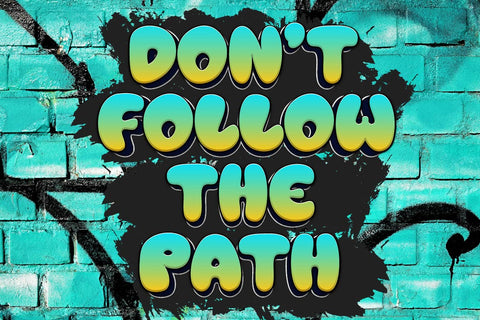 BAMEW - Display Graffiti Style Font Font twinletter 