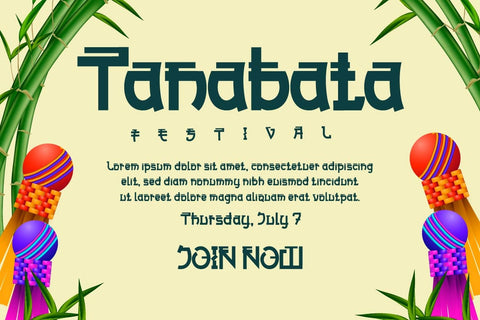 Bamida Faux Japanese Font Font twinletter 