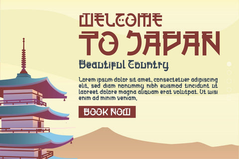 Bamida Faux Japanese Font Font twinletter 
