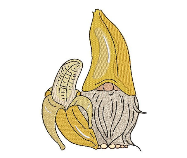 Banana Gnome Machine Embroidery Design Embroidery/Applique DESIGNS Angie 