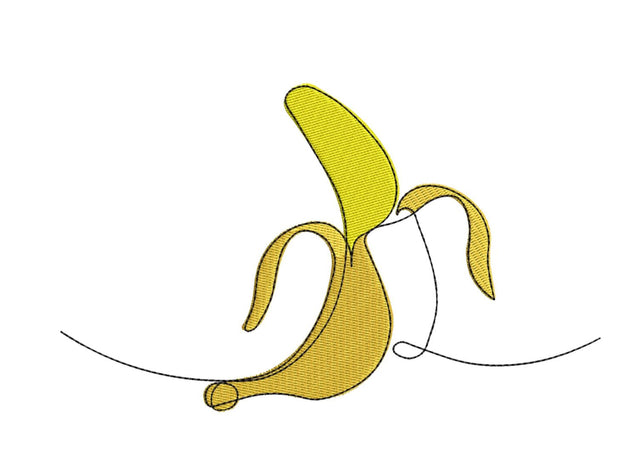 Banana Machine Embroidery Design Embroidery/Applique DESIGNS Canada Embroidery 