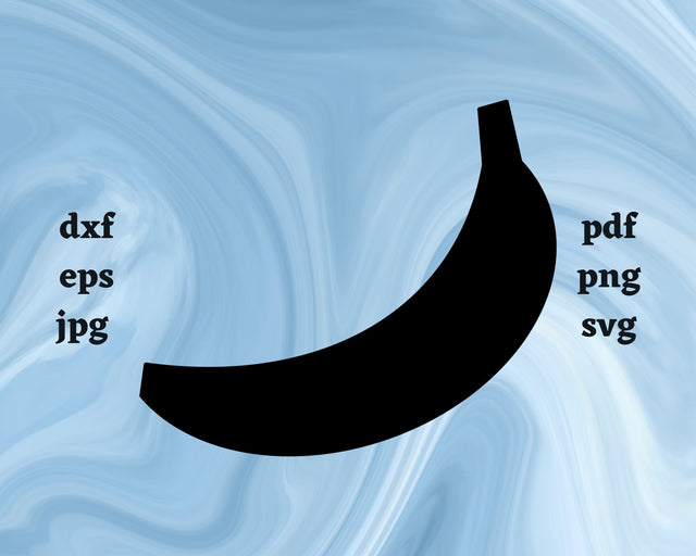 Banana SVG Cut File SVG Northern Light SVG 